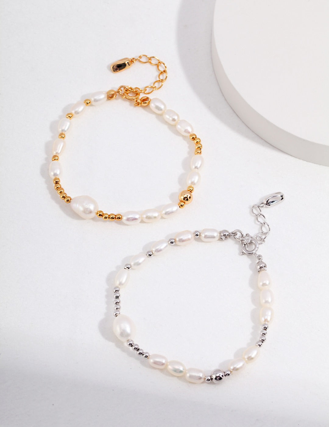 Irregular Shapes Freewater Pearl Bracelet