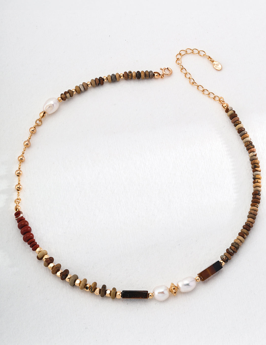Sliver Retro Pearl Necklace