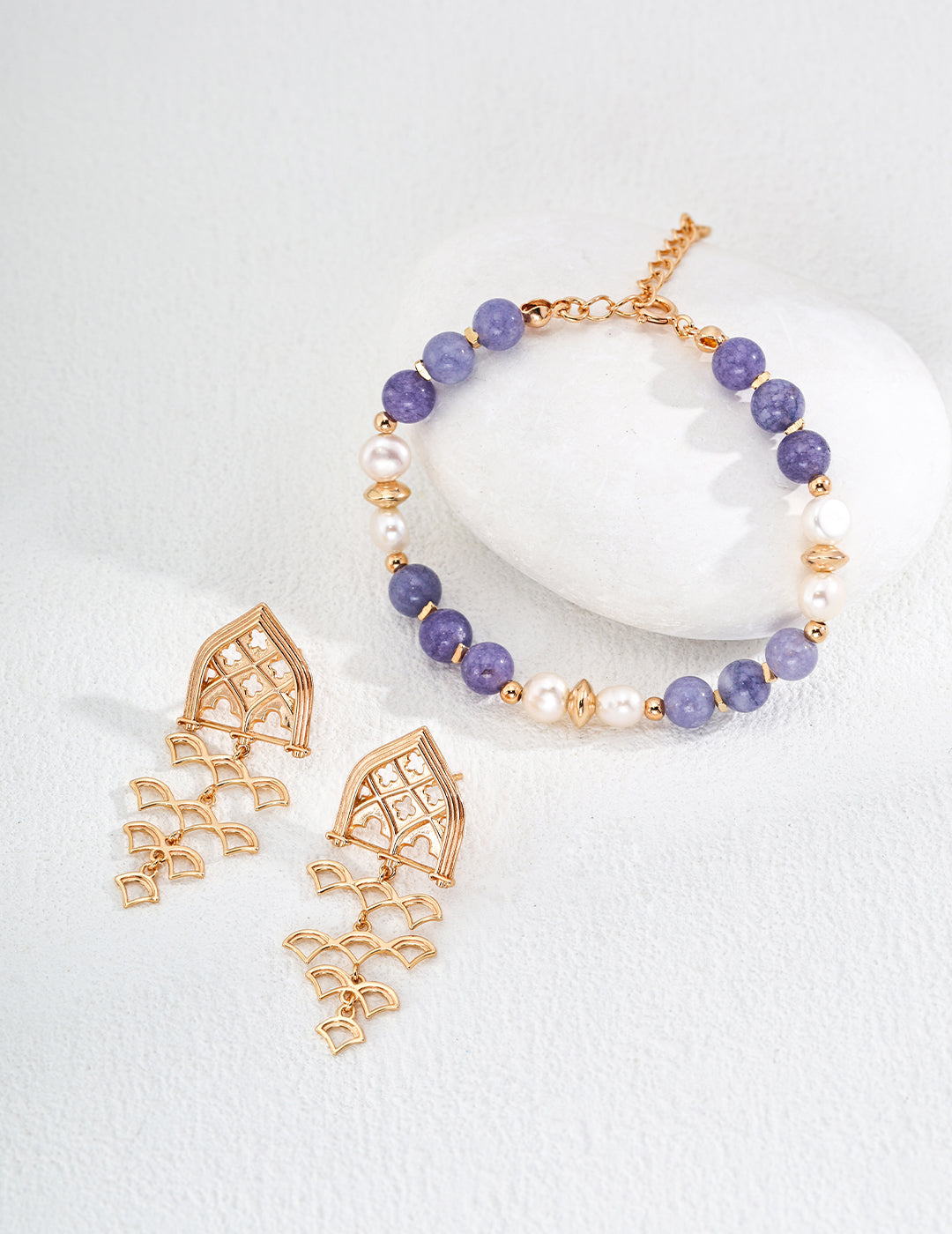 Spodumene Freewater Pearl Bracelet