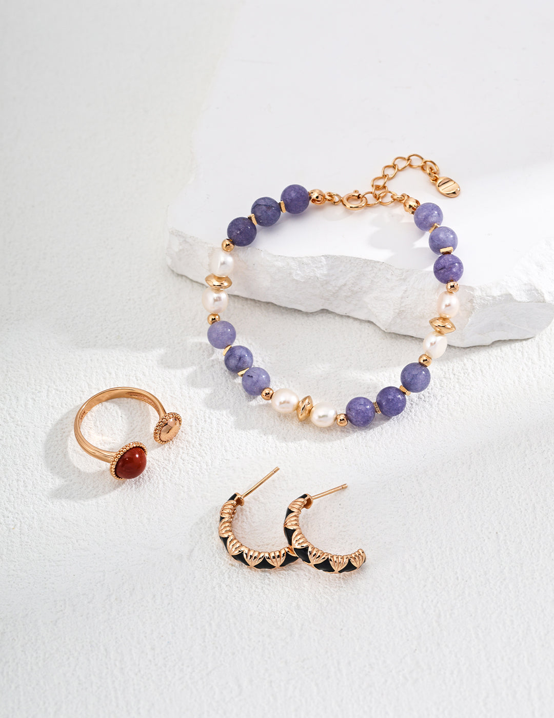 Spodumene Freewater Pearl Bracelet