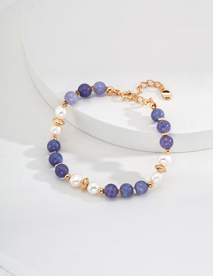 Spodumene Freewater Pearl Bracelet