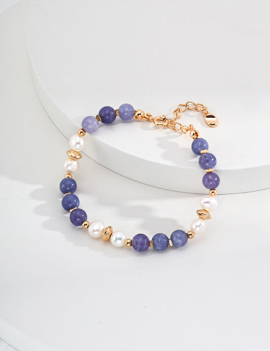 Spodumene Freewater Pearl Bracelet
