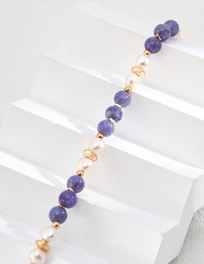 Spodumene Freewater Pearl Bracelet