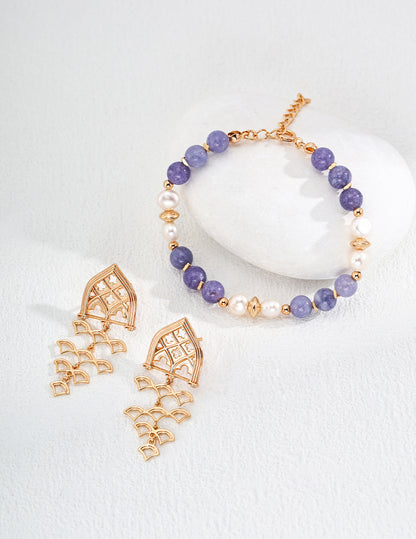 Spodumene Freewater Pearl Bracelet